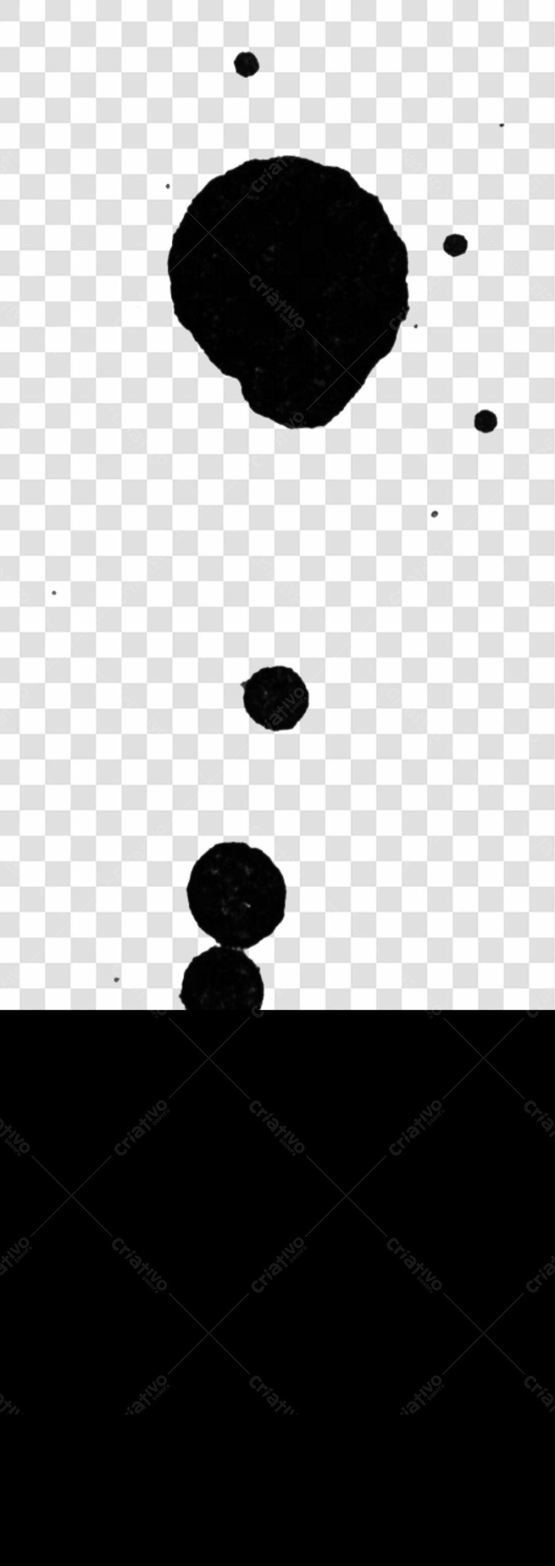 Icone de respingos de tinta PNG com fundo transparente