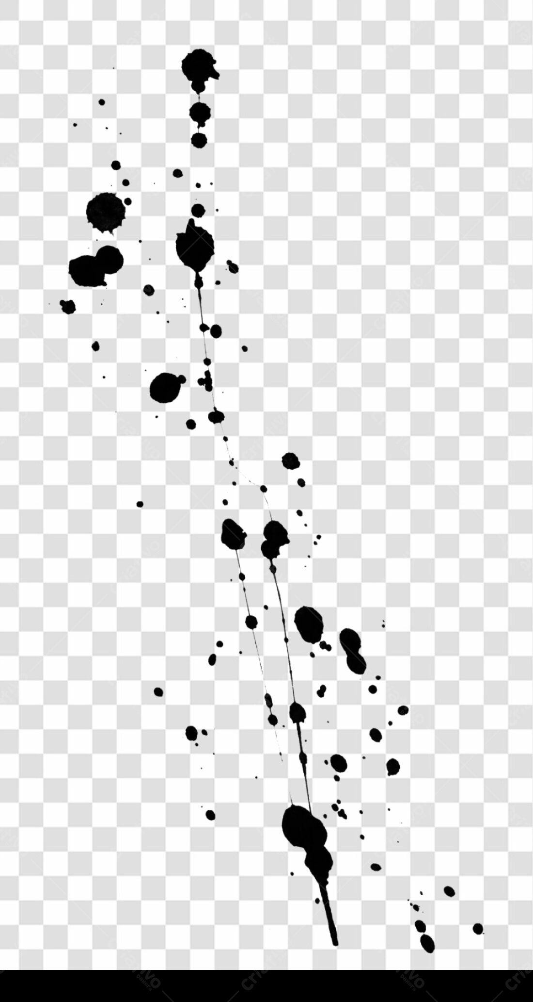 Icone abstrato respingos de tinta PNG com fundo transparente