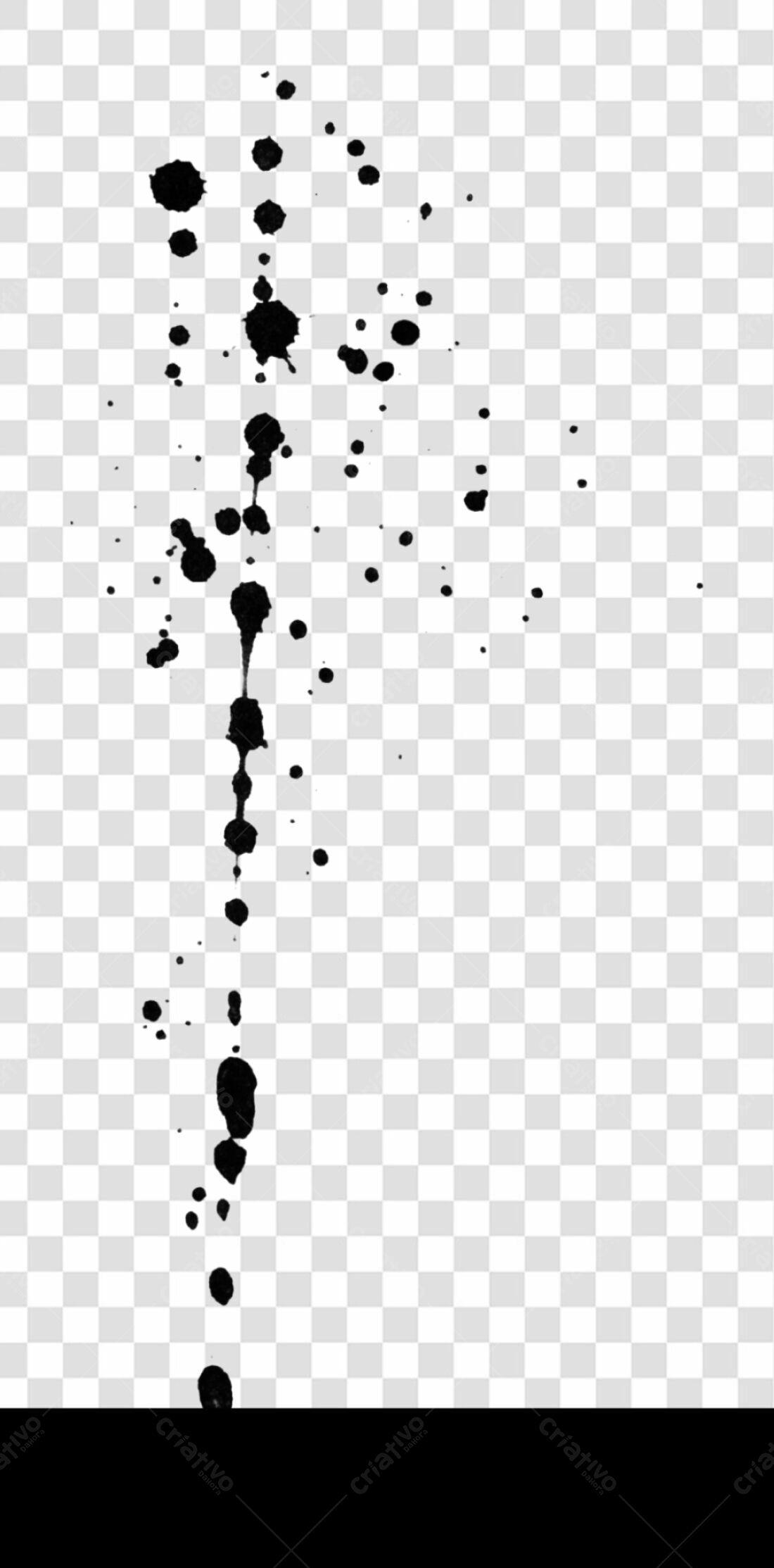 Icone Gotas de Tinta PNG com fundo transparente