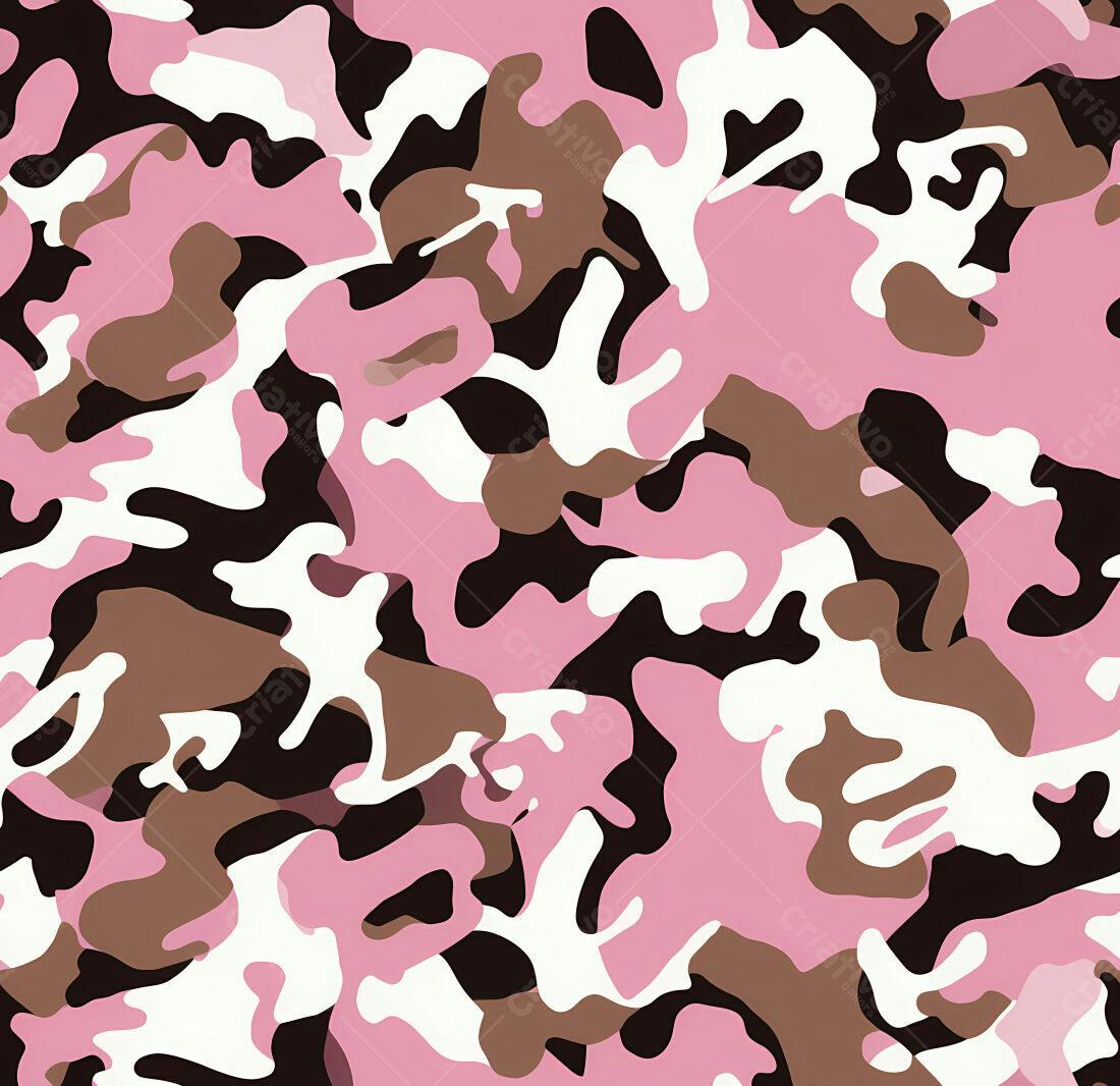 Textura camuflagem rosa para fundo