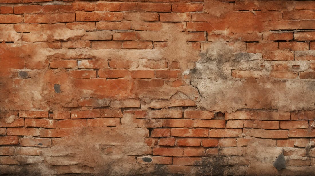 Textura tijolo velho para fundo rústico