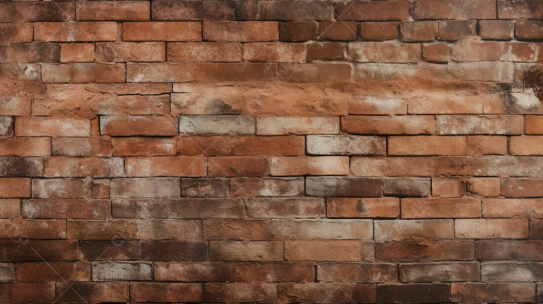 Textura tijolo rústico marrom para fundo