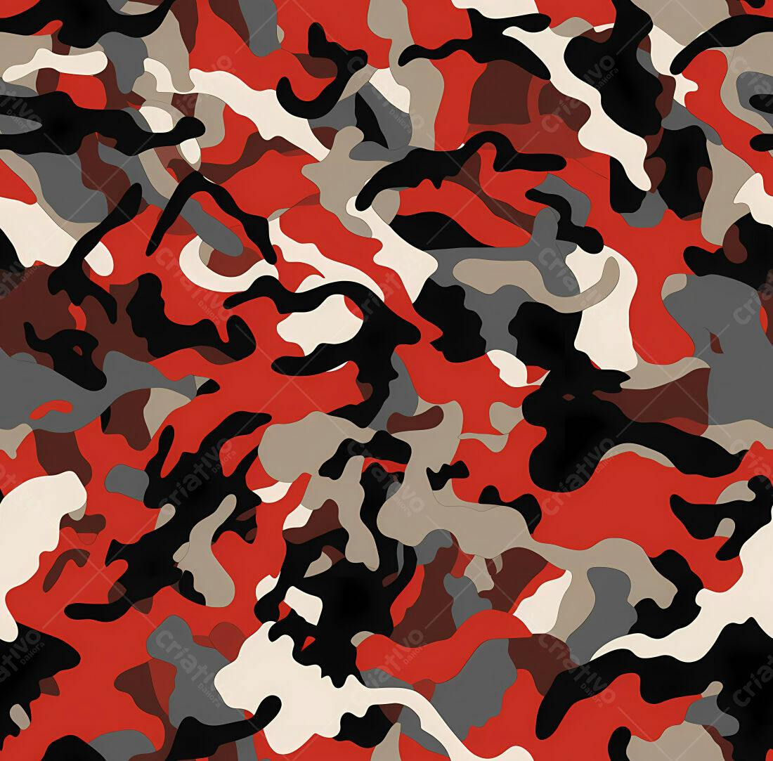 Textura camuflagem vermelha para fundo