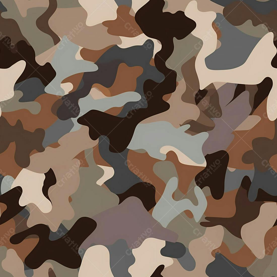 Textura camuflagem marrom para fundo