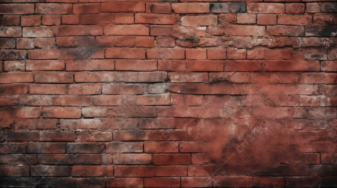 Textura tijolo vermelho envelhecido para fundo