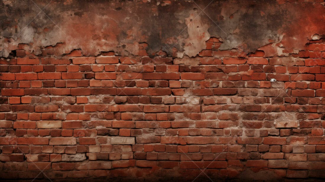 Textura tijolo vermelho desgastado para fundo