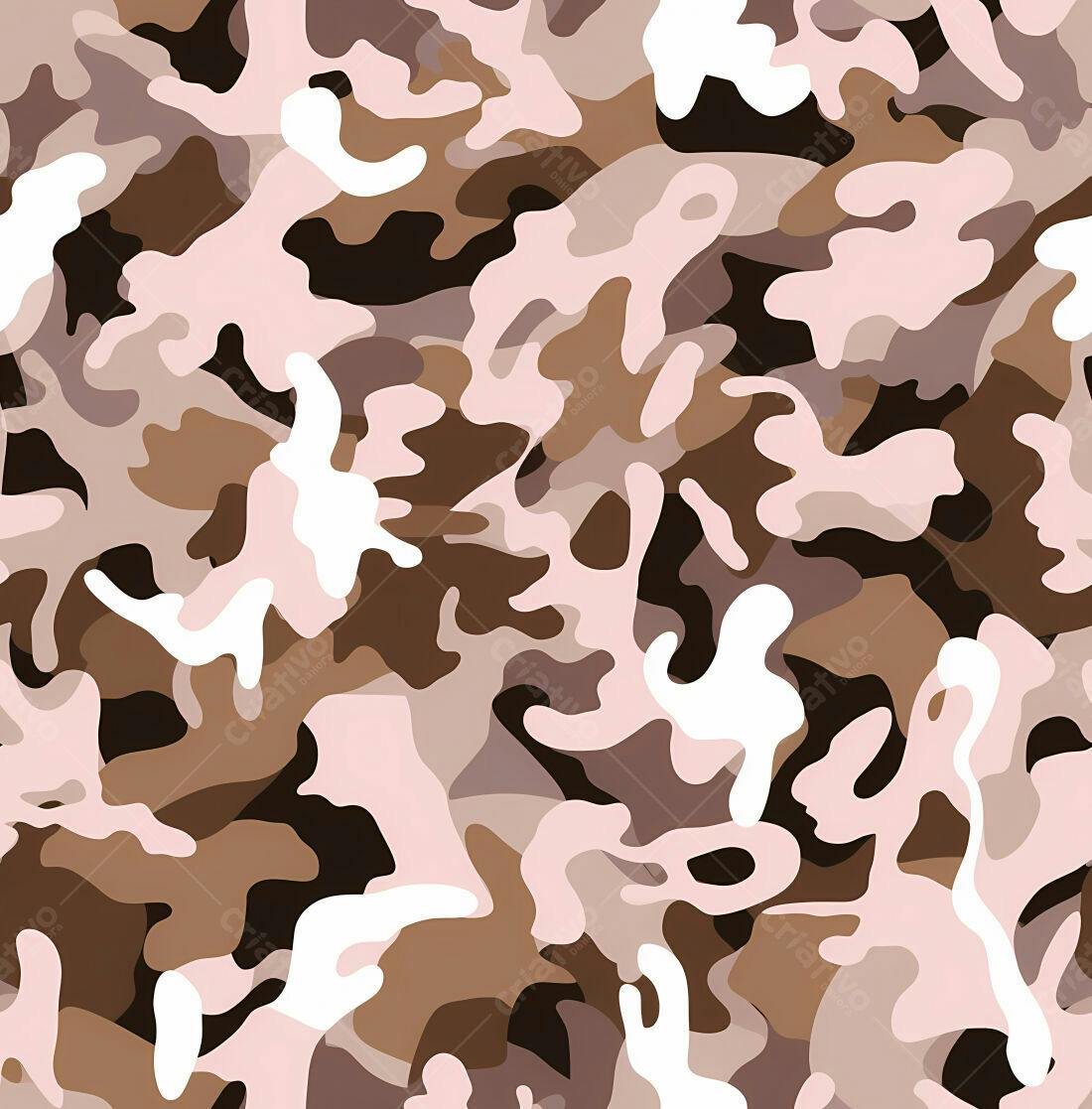 Textura camuflagem rosa e marrom para fundo