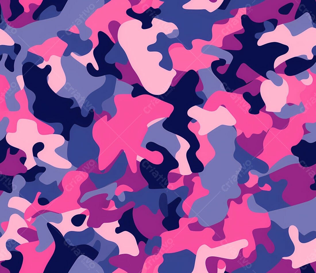 Textura camuflagem rosa e azul para fundo