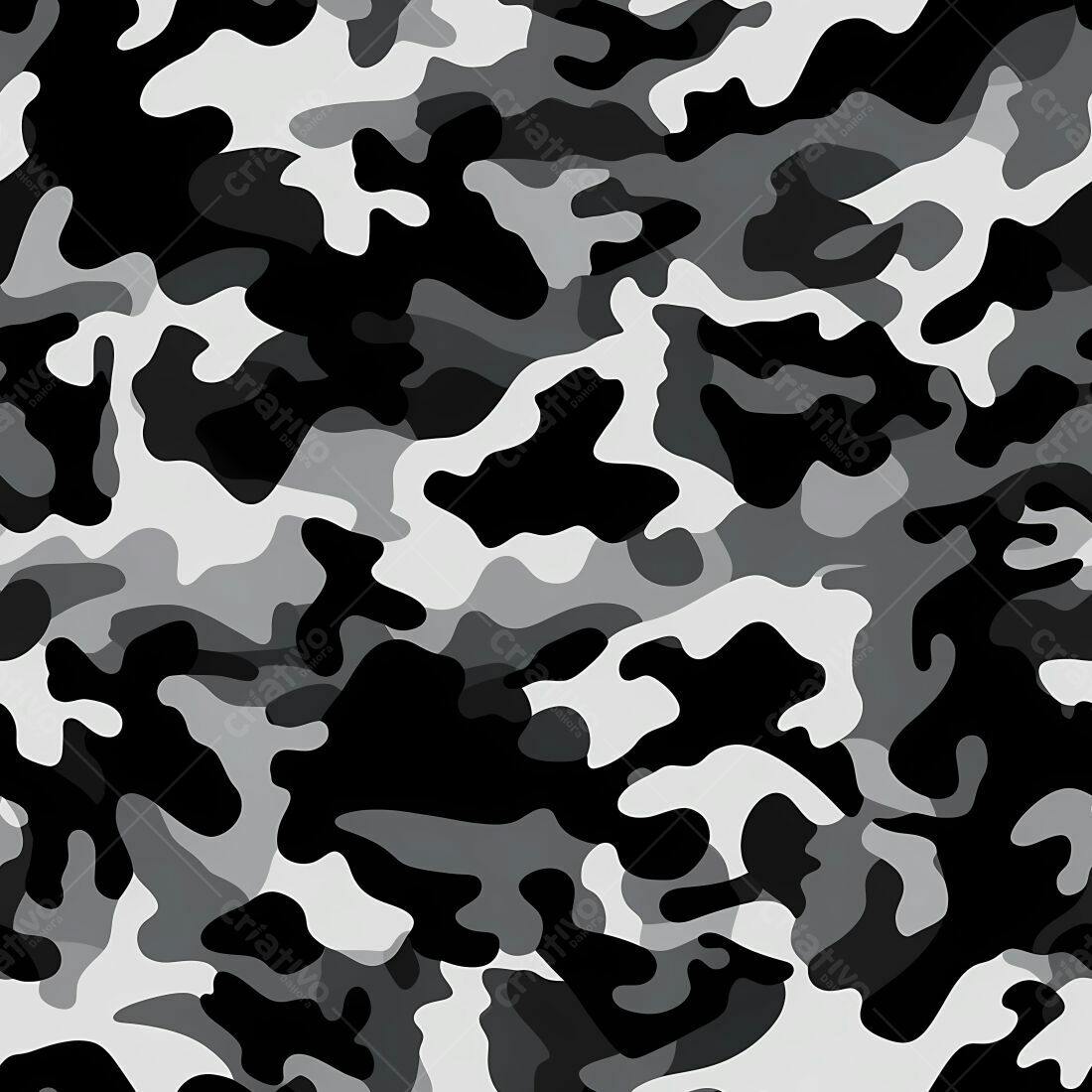 Textura camuflagem cinza e preta para fundo