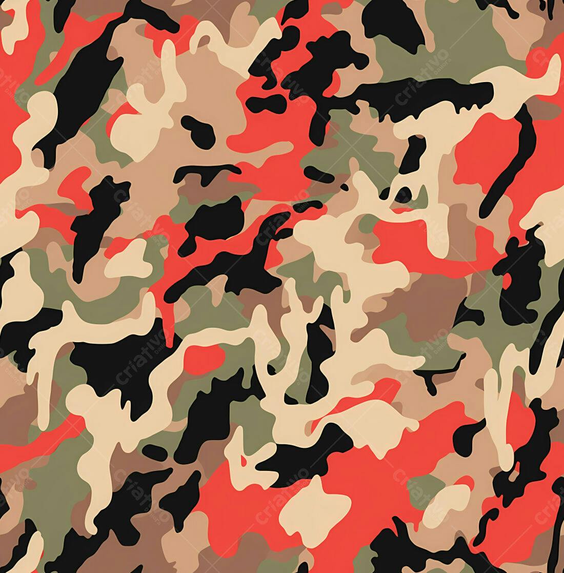 Textura camuflagem vermelho para fundo