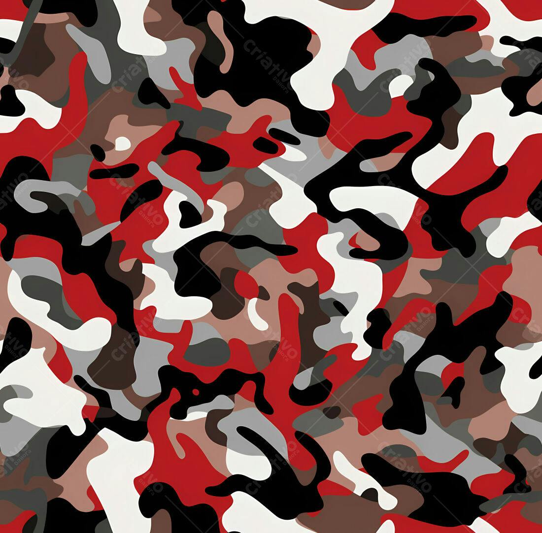 Textura camuflagem vermelha para fundo