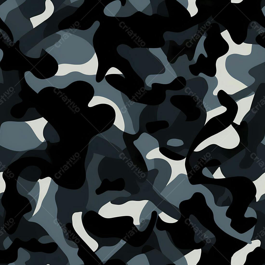 Textura camuflagem cinza e preta para fundo