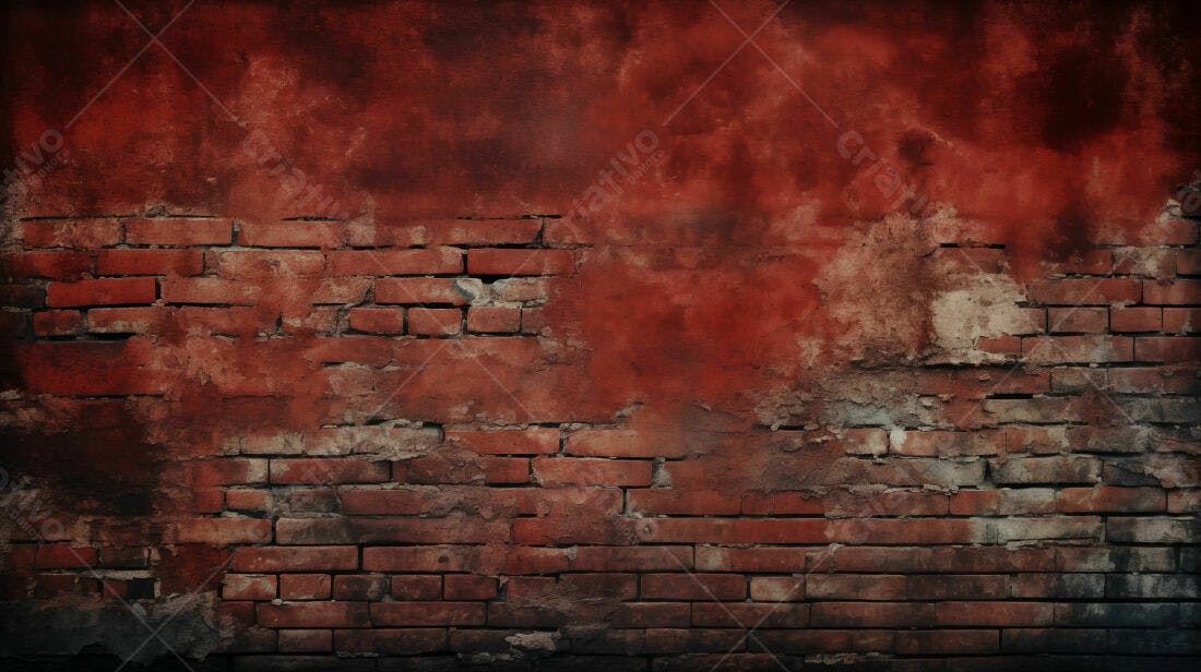 Textura tijolo vermelho desgastado para fundo
