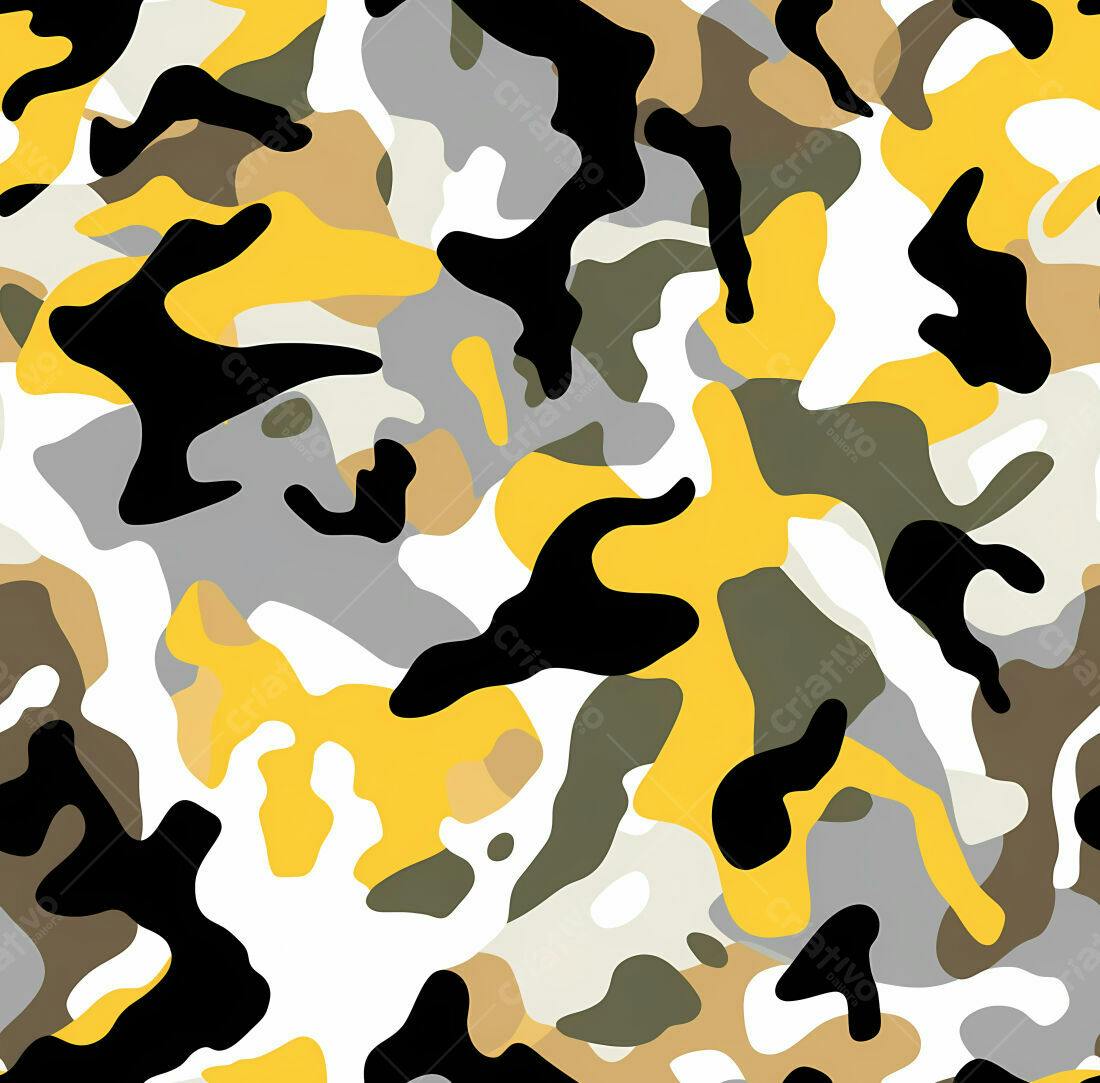 Textura camuflagem amarela para fundo
