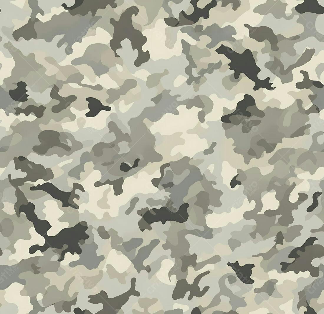 Textura camuflagem cinza e bege para fundo