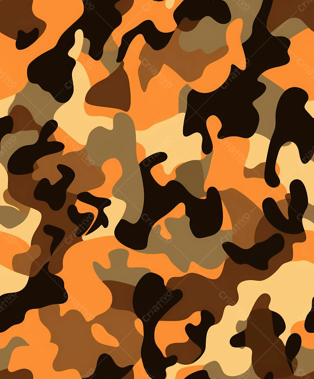 Textura camuflagem laranja para fundo