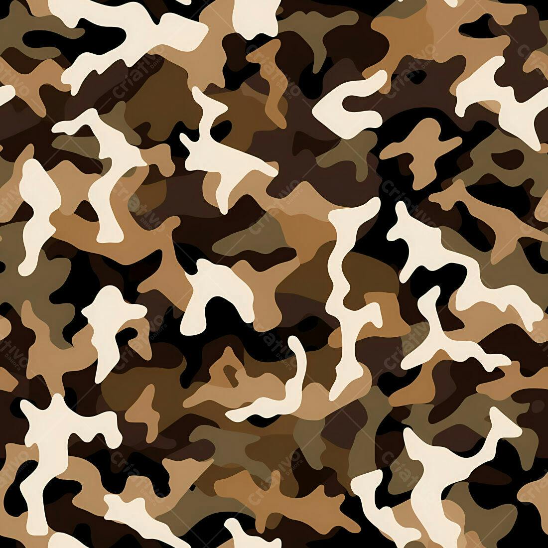 Textura camuflagem marrom para fundo