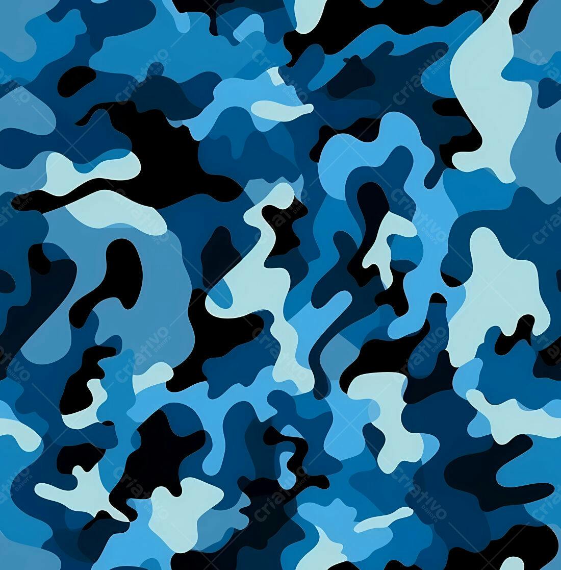 Textura camuflagem azul para fundo