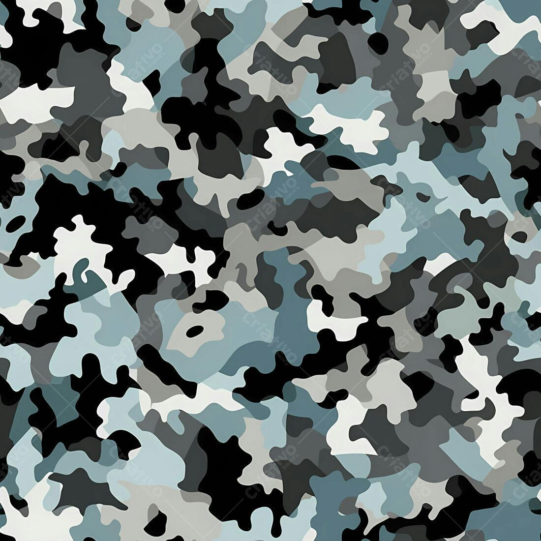 Textura camuflagem azul e cinza para fundo