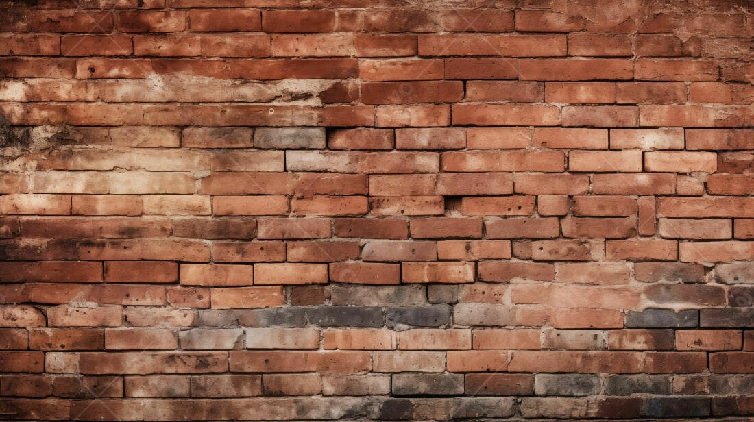 Textura tijolo vermelho envelhecido para fundo