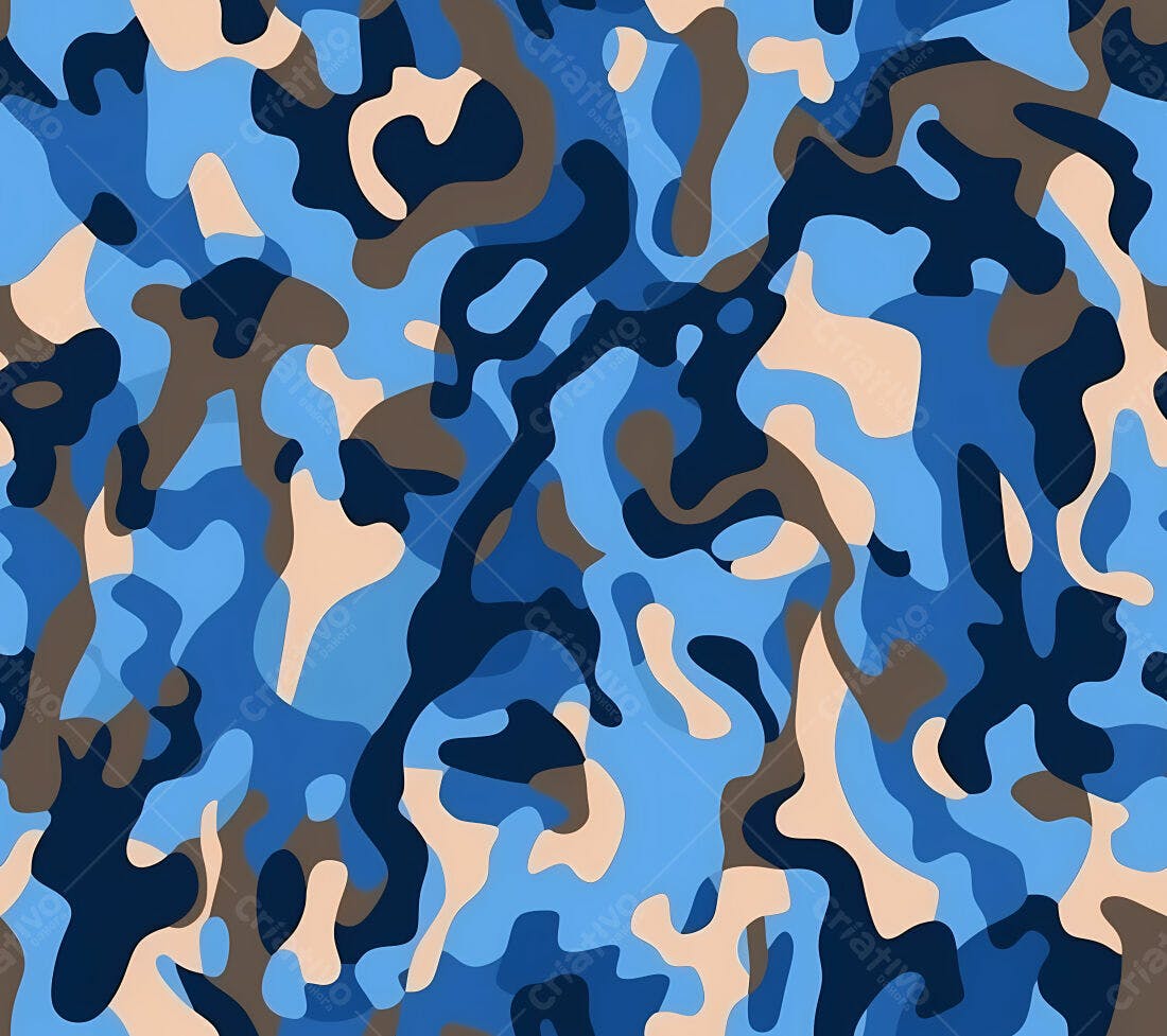 Textura camuflagem azul para fundo