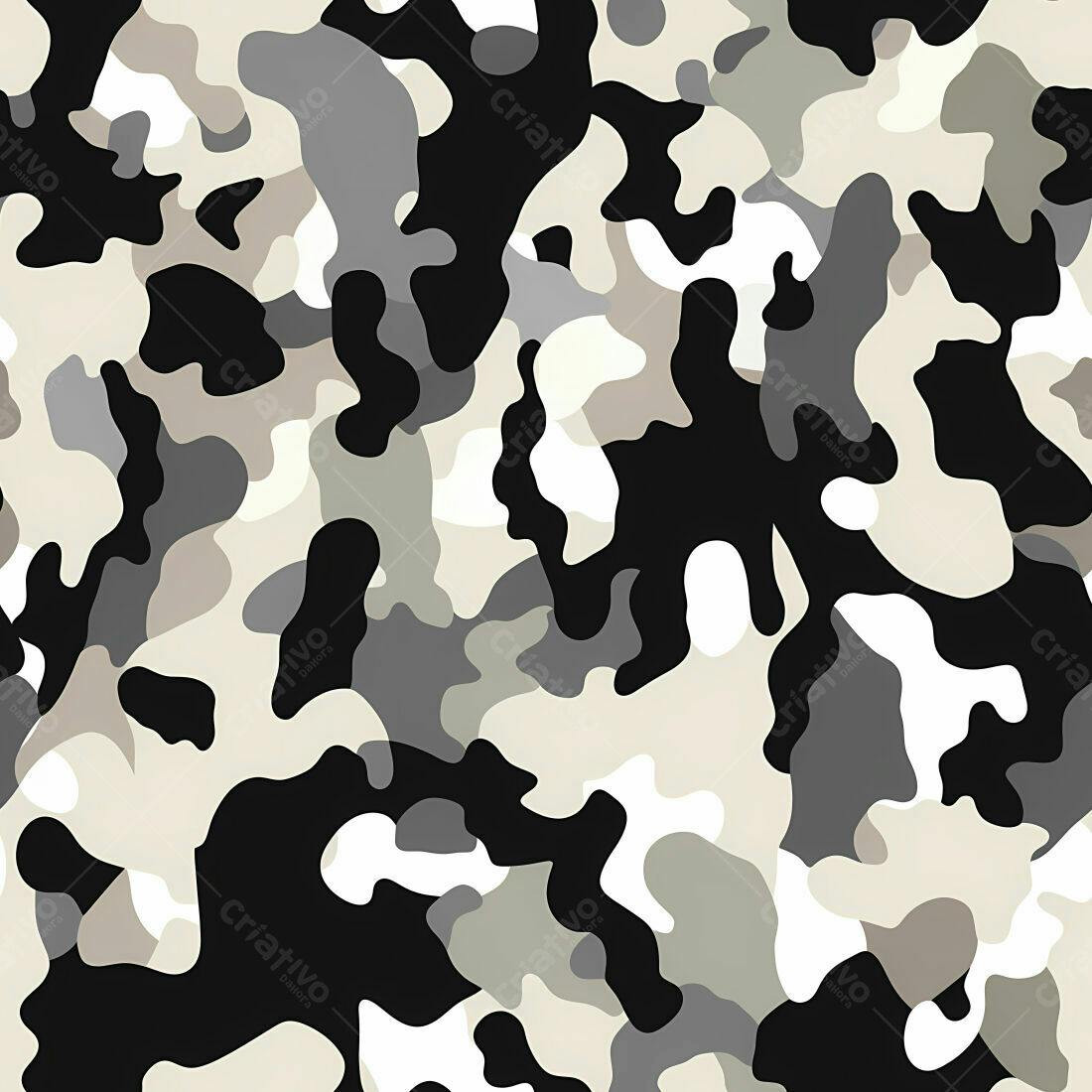 Textura camuflagem branco e preto para fundo