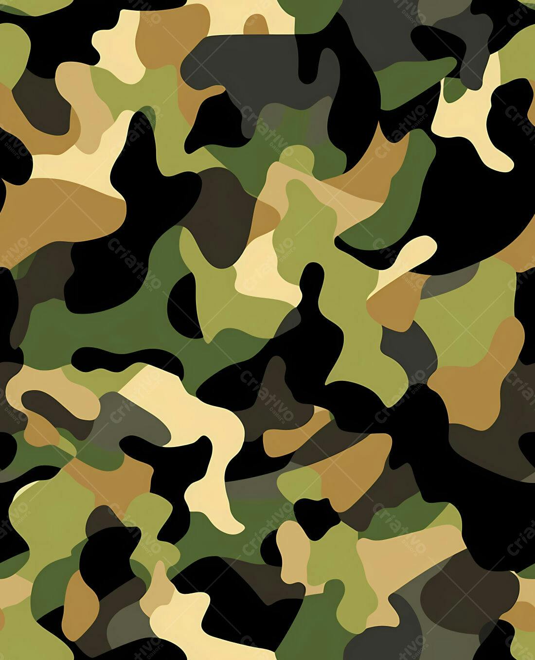 Textura camuflada verde e bege para fundo