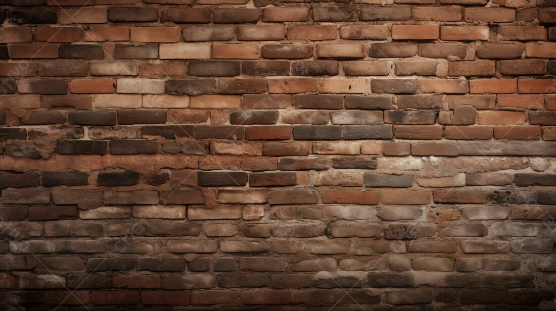 Textura tijolo marrom escuro para fundo
