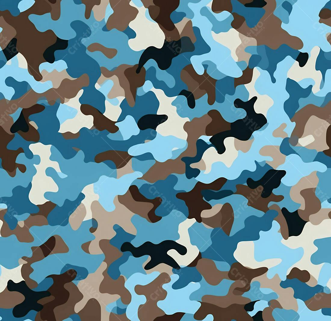 Textura camuflagem azul para fundo