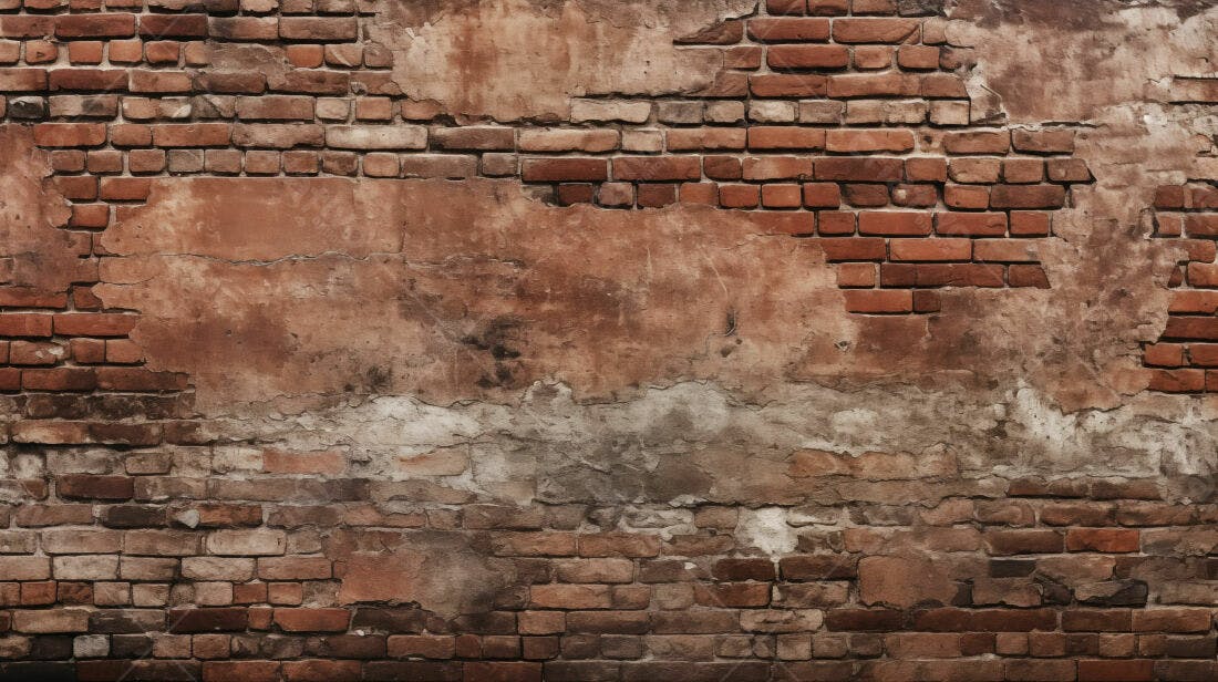 Textura tijolo velho descascado para fundo