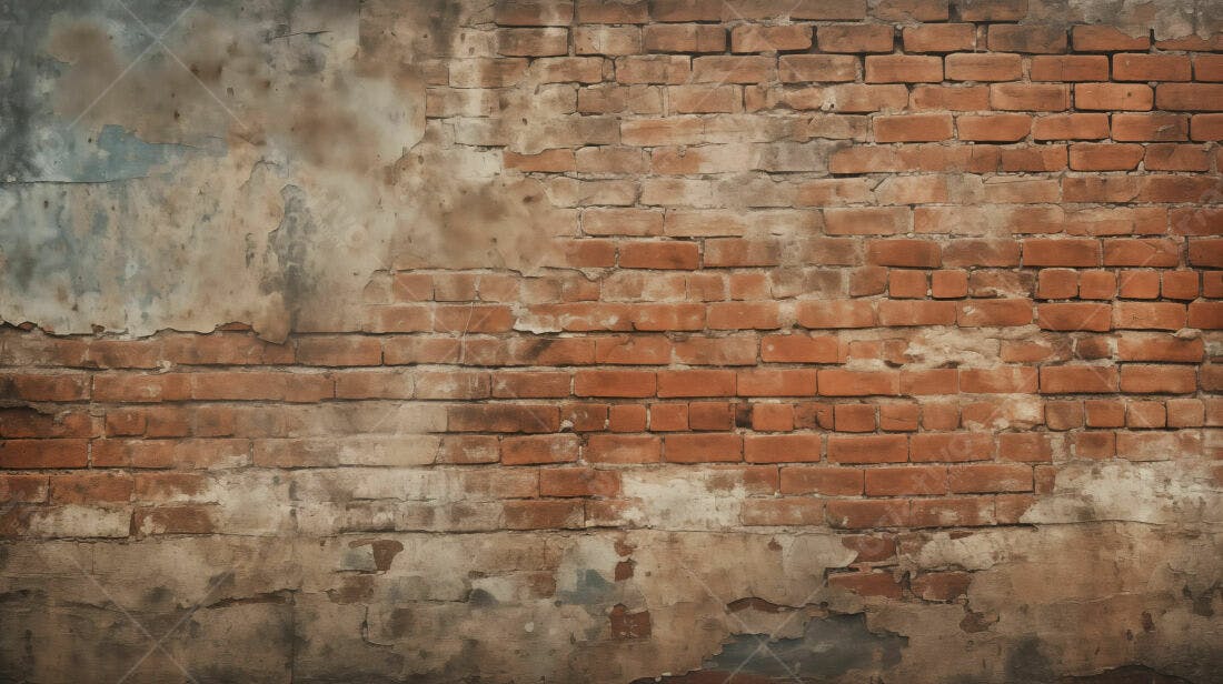 Textura Tijolo Desgastado para Fundo Rústico