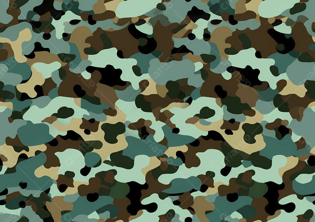 Textura camuflagem militar verde para fundo