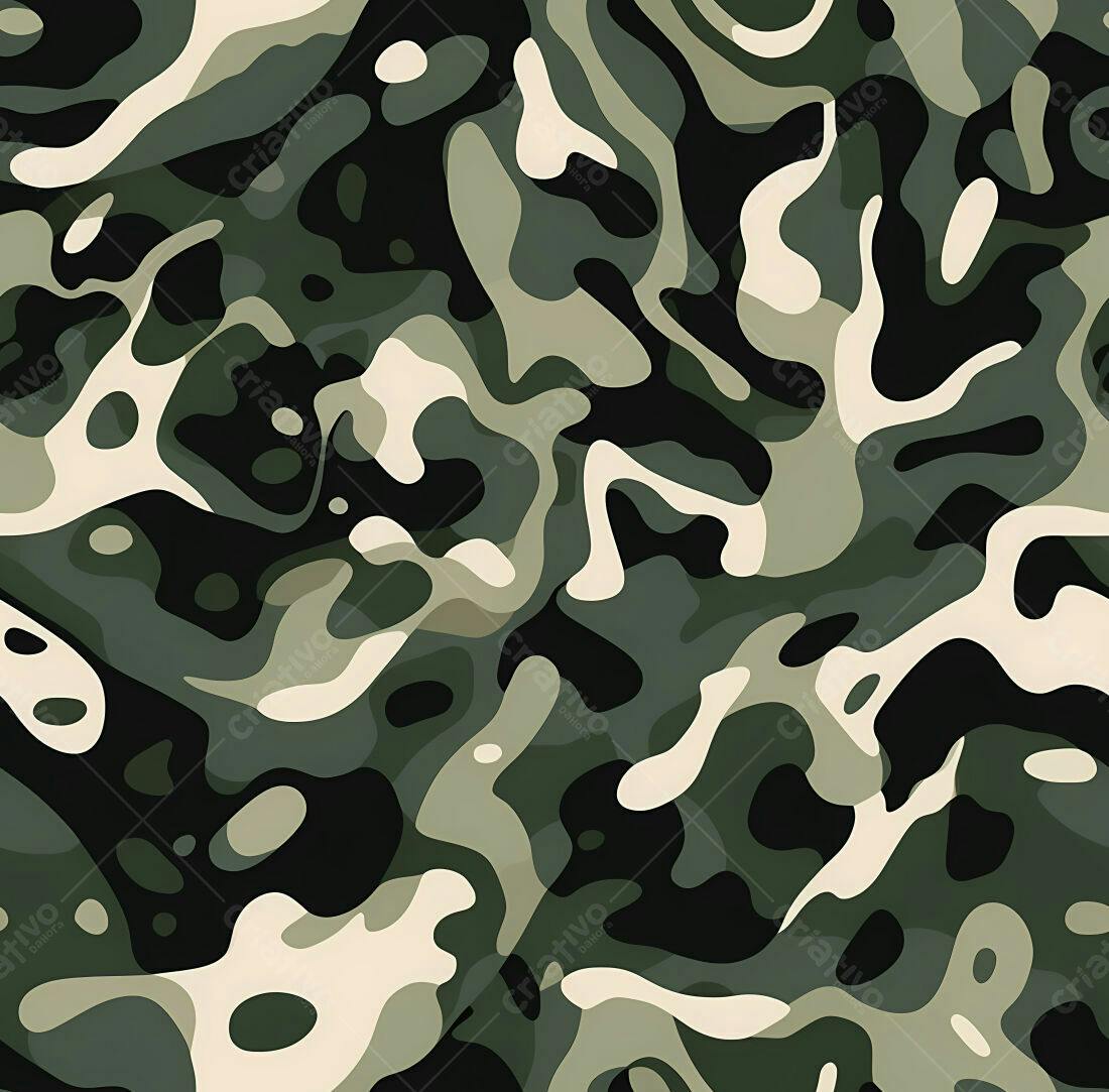 Textura camuflagem verde para fundo