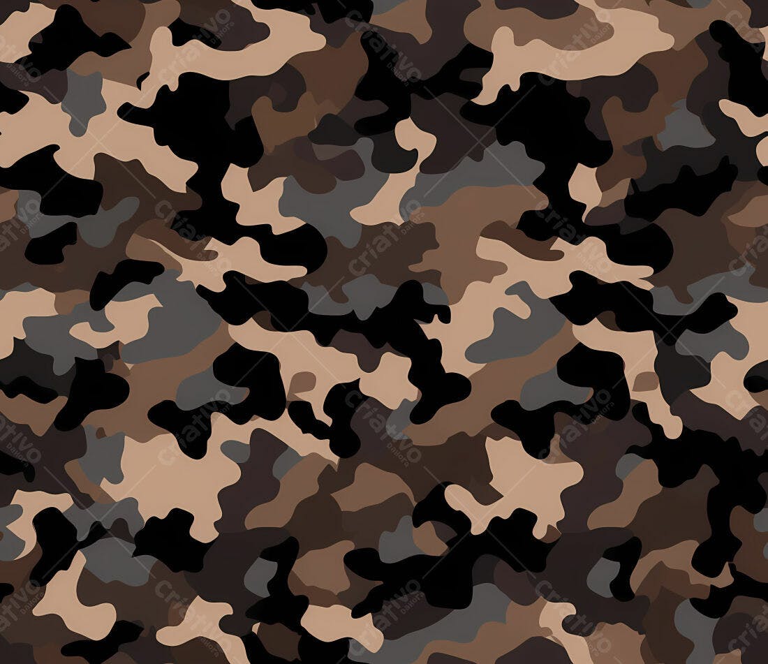 Textura camuflagem marrom e bege para fundo