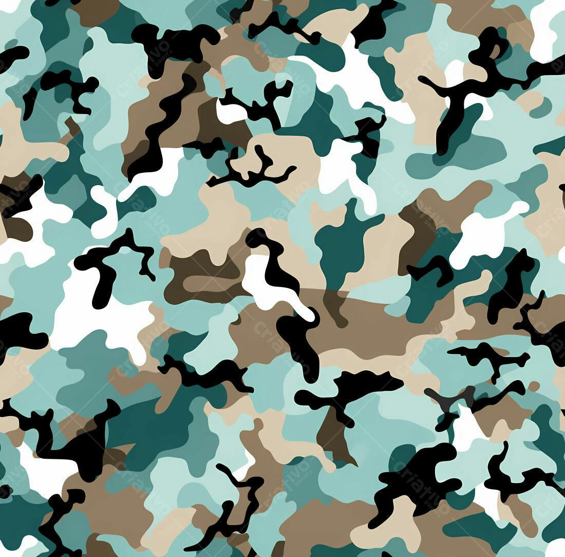 Textura camuflagem azul e bege para fundo