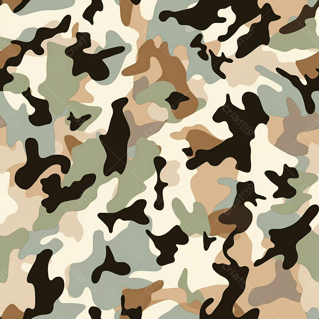 Textura camuflagem bege e verde para fundo