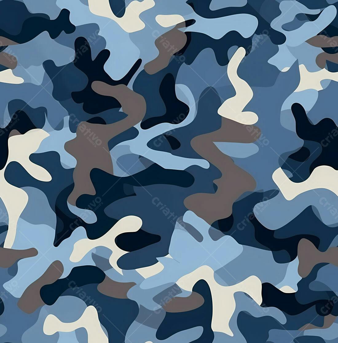 Textura camuflagem azul para fundo