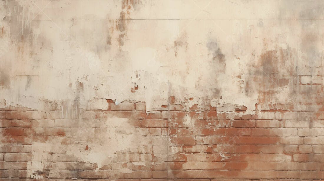Textura tijolo descascado para fundo vintage