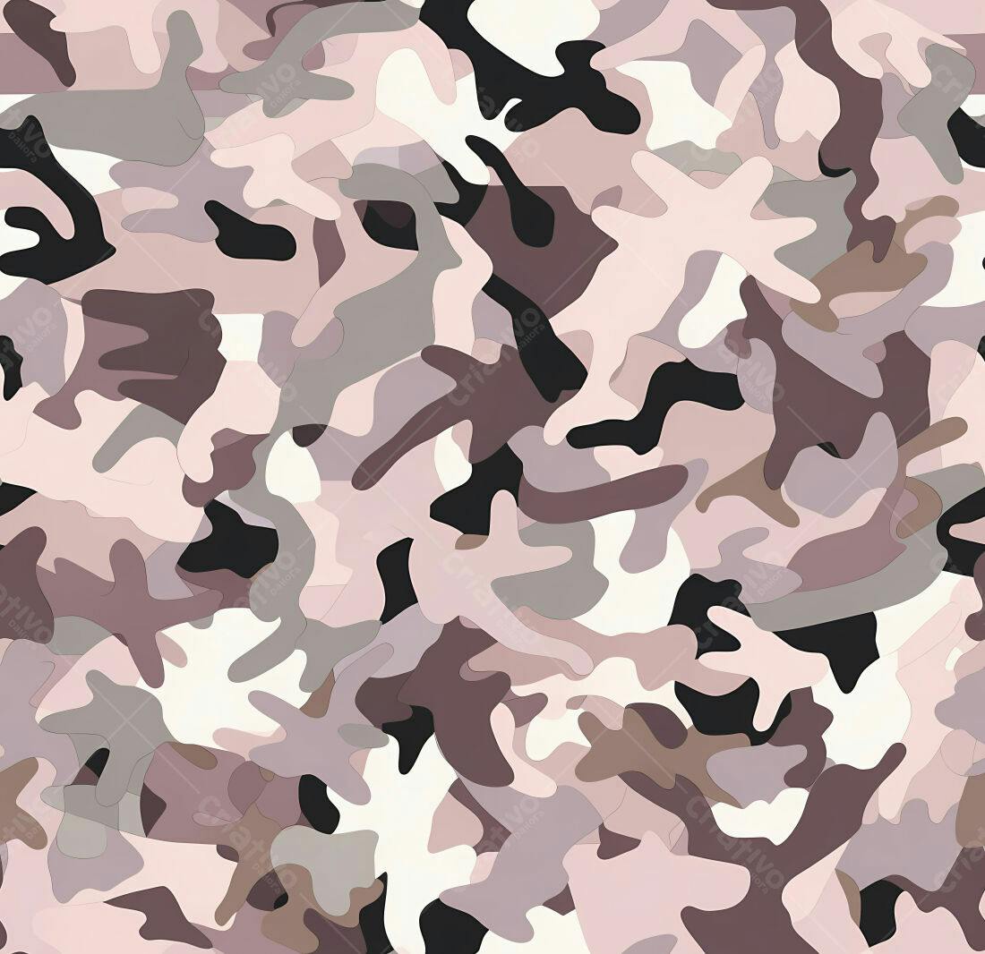 Textura camuflagem rosa e marrom para fundo