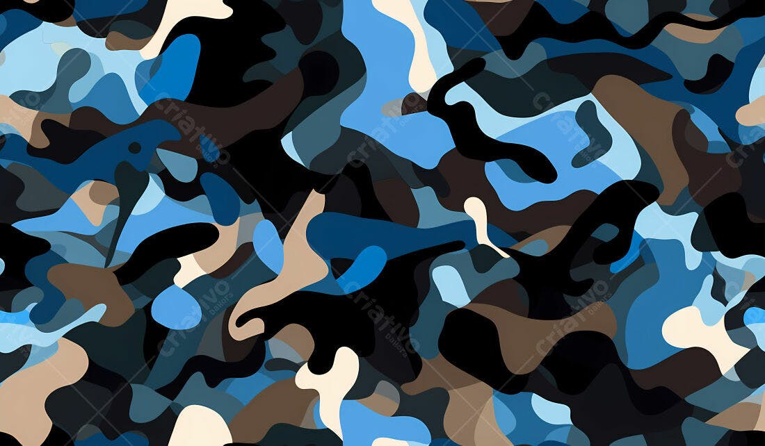 Textura camuflagem azul para fundo