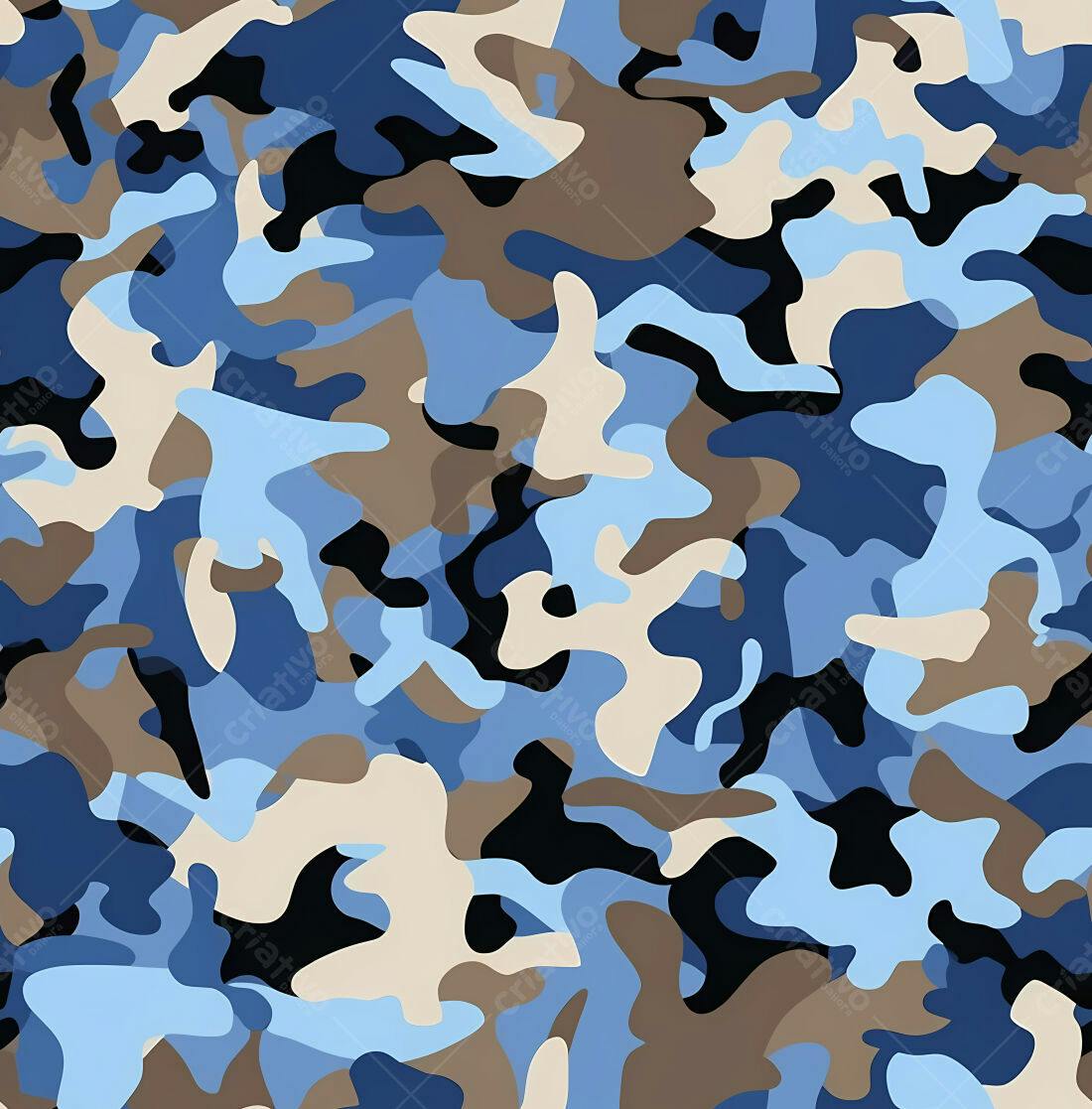 Textura camuflagem azul para fundo