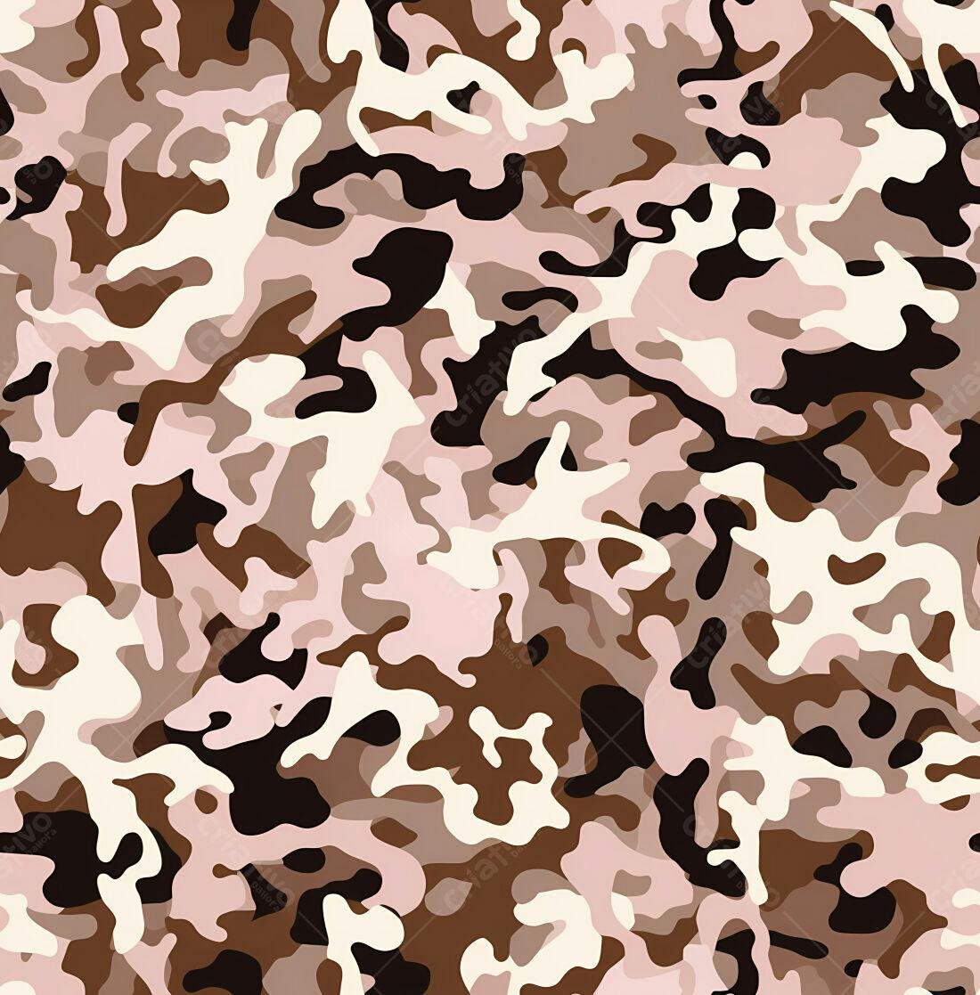 Textura camuflagem marrom e bege para fundo