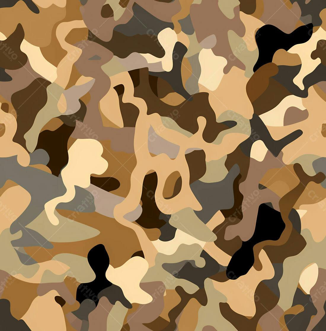 Textura camuflagem bege para fundo