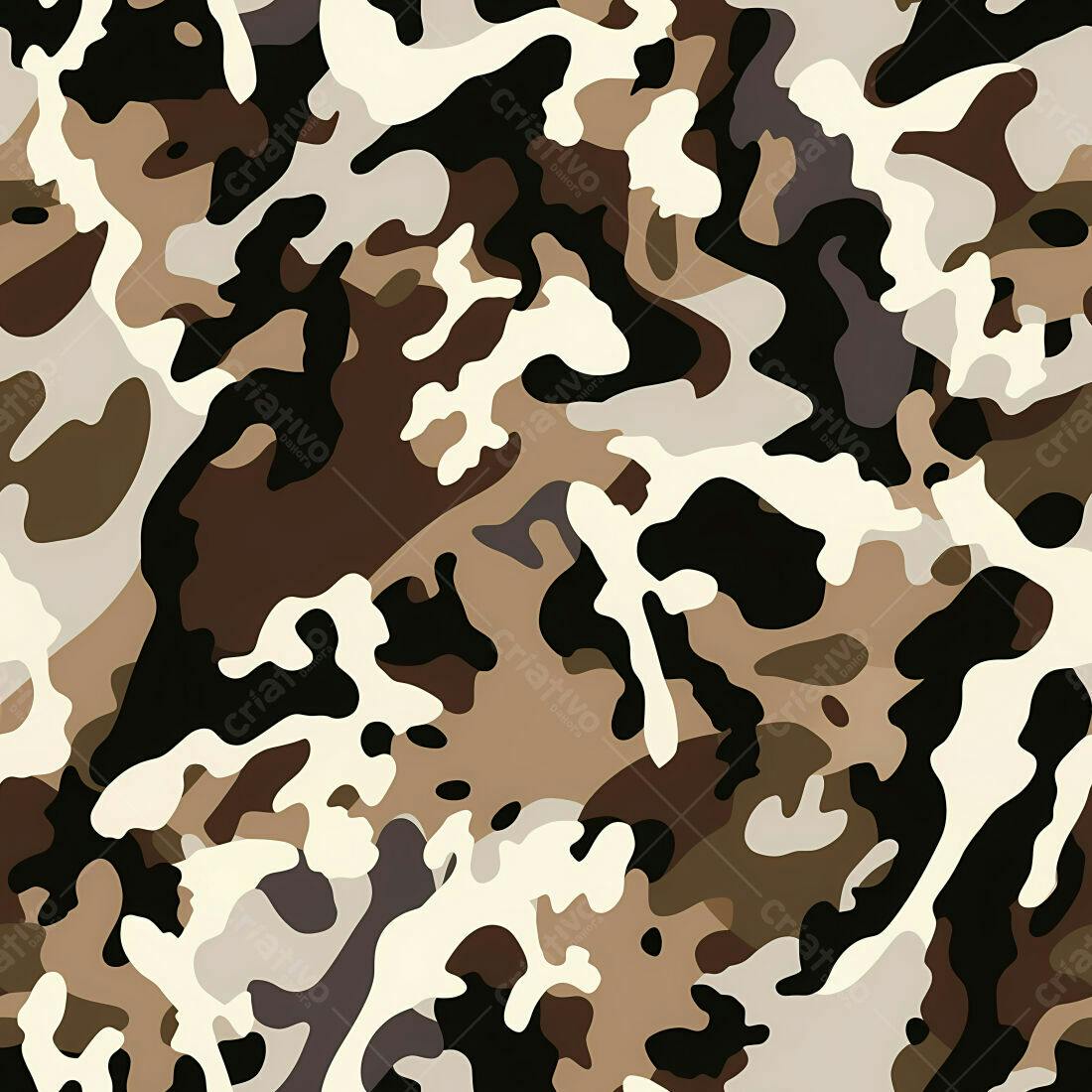 Textura camuflagem marrom para fundo