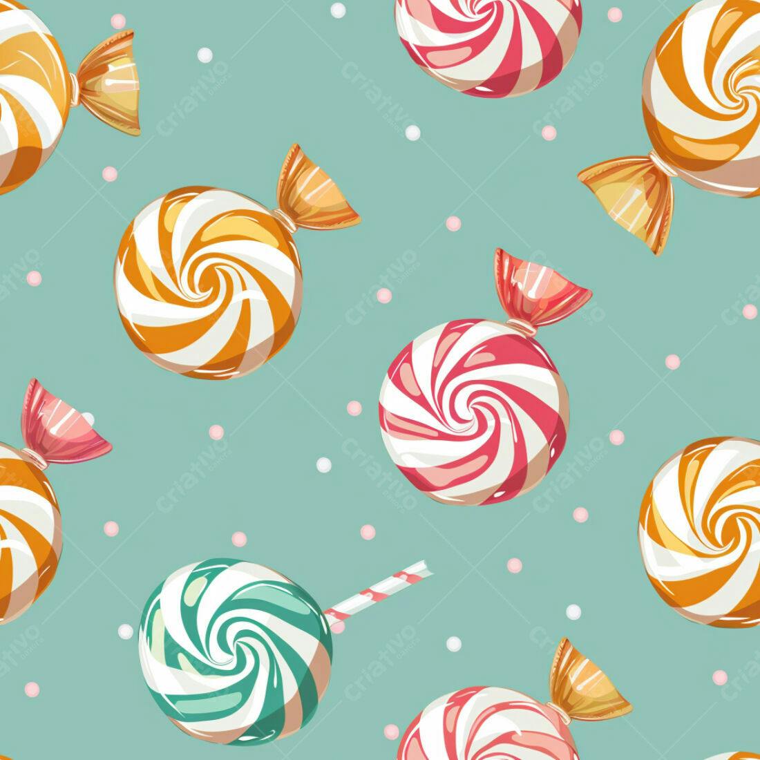Textura Doces Coloridos para Fundo de Doces
