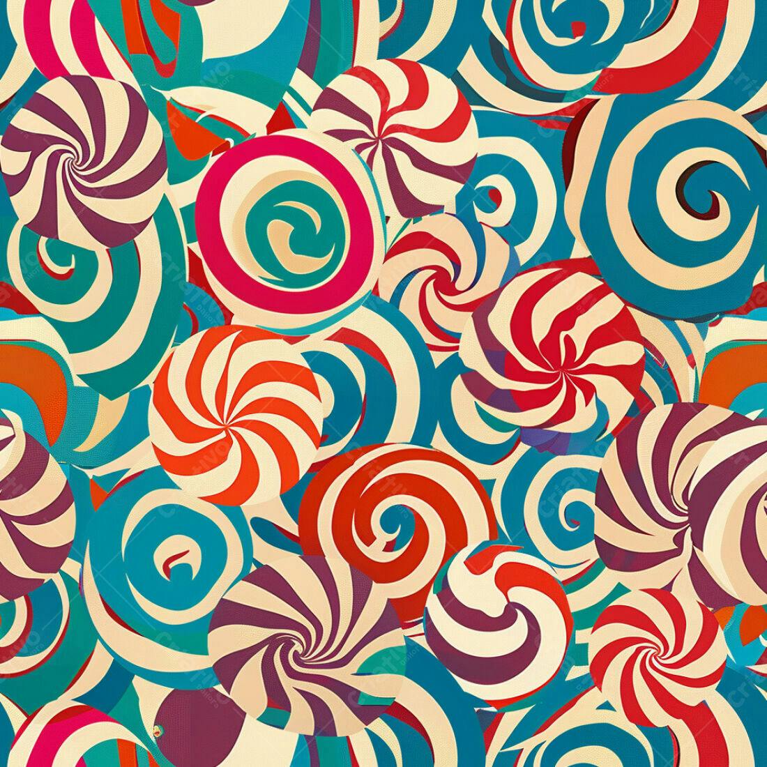 Textura pirulito colorido para fundo