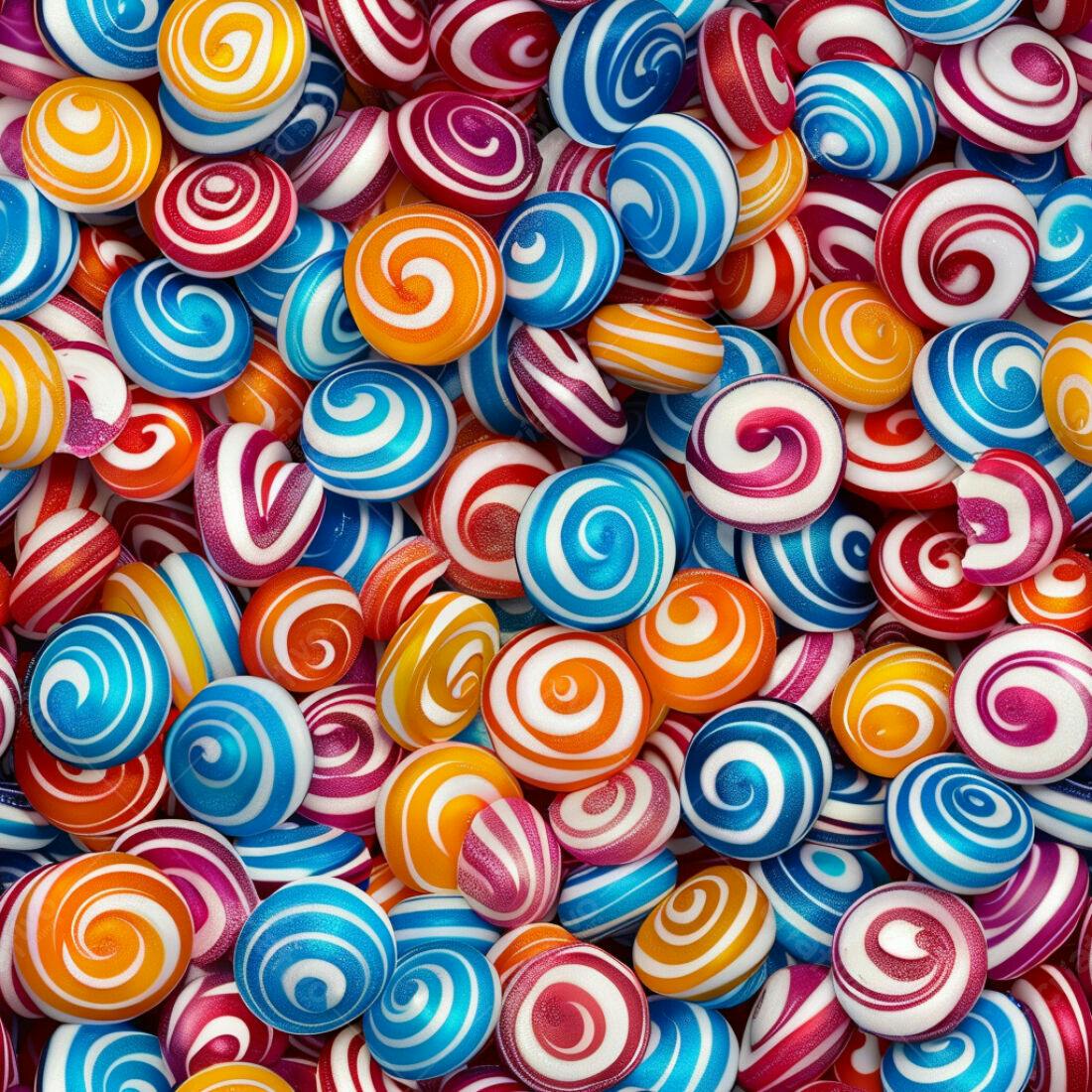 Textura Doces Coloridos para Fundo