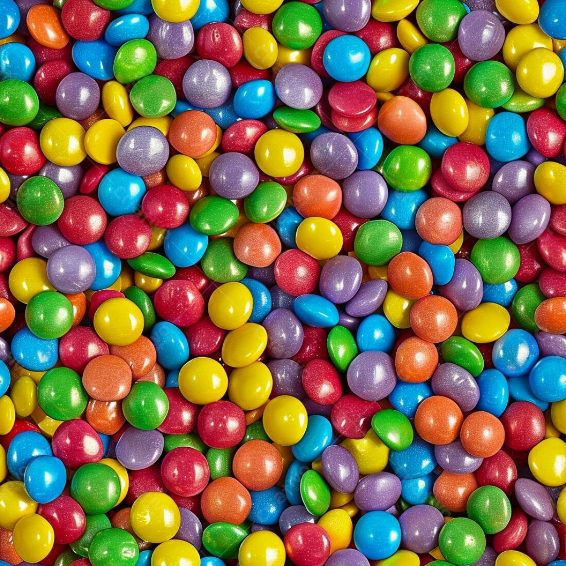 Textura Doces Coloridos para Fundo
