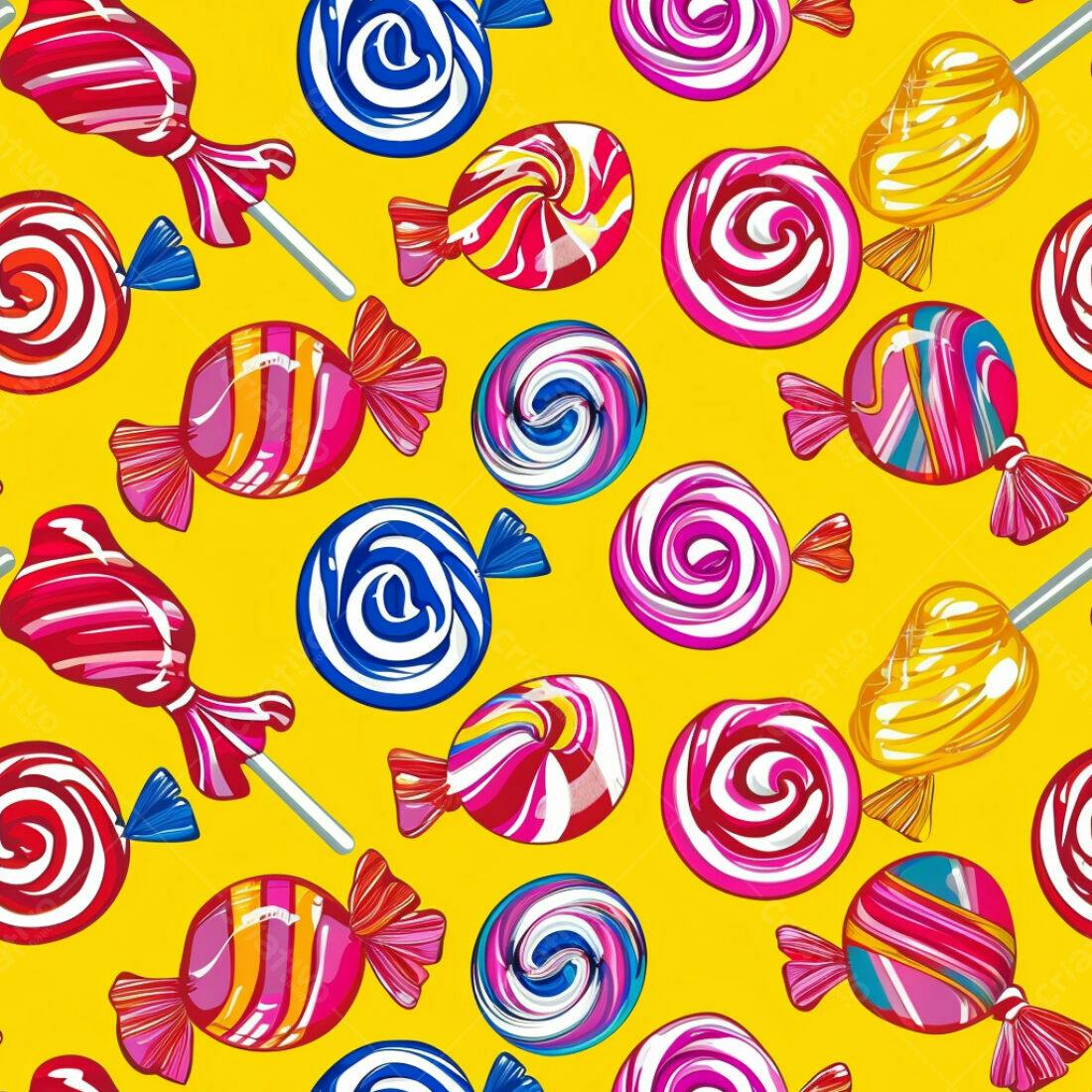 Textura Doces Coloridos para Fundo