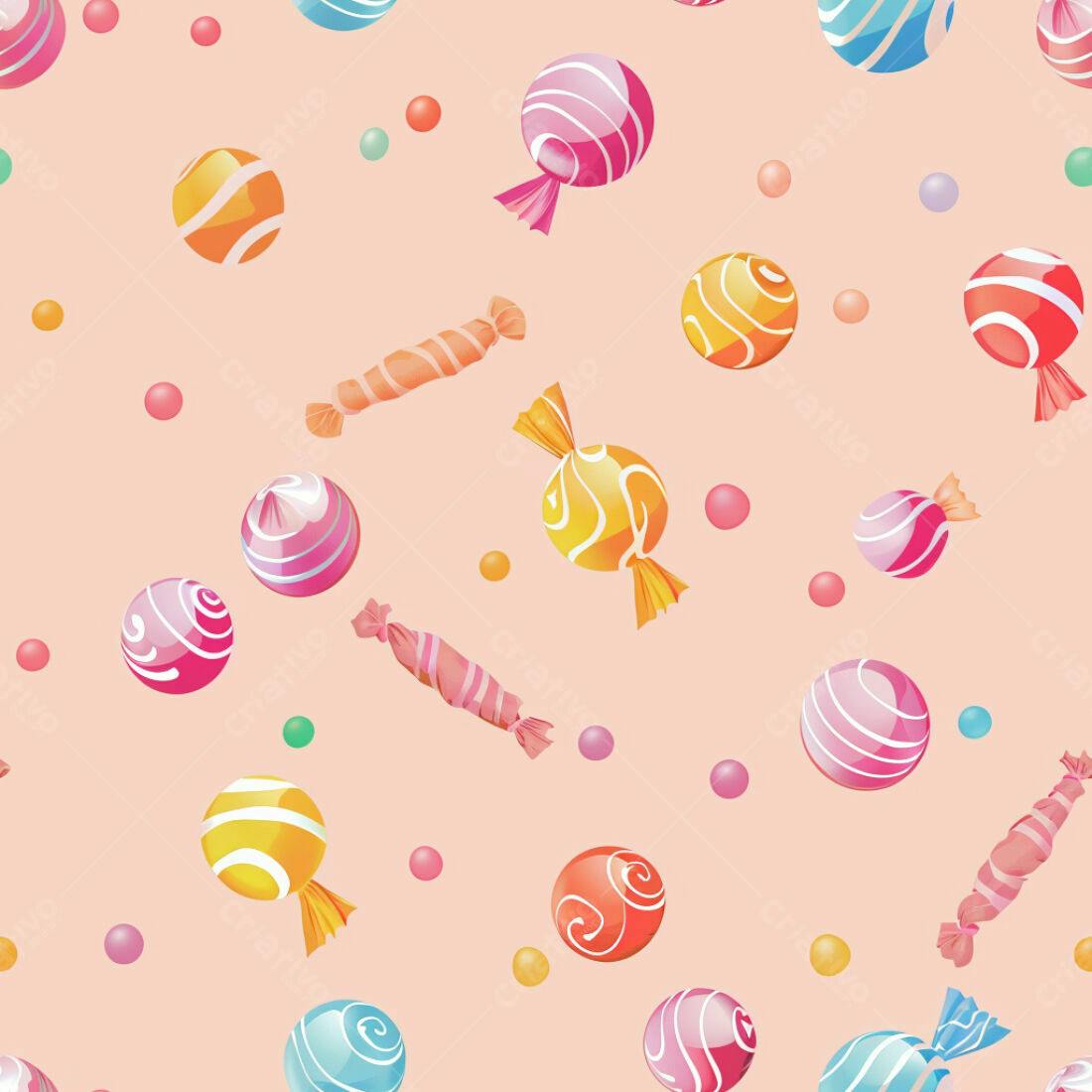 Textura Doces Coloridos para Fundo
